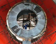 建設(shè)中的安居電站機組安裝照片